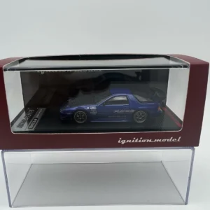 IGNITION MODEL 1:64 MAZDA RX7 AMEMIYA AZUL METALIZADO
