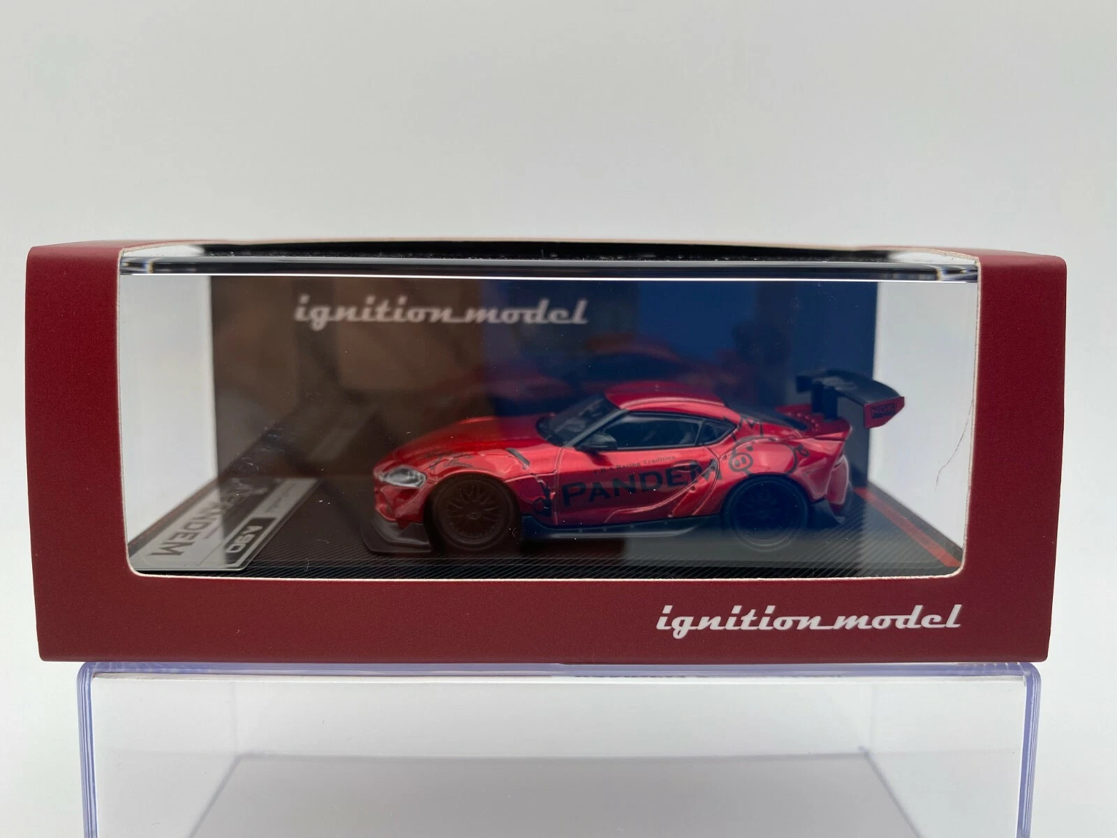 IGNITION MODEL 1:64 TOYOTA SUPRA PANDEM (A90) ROJO METALIZADO