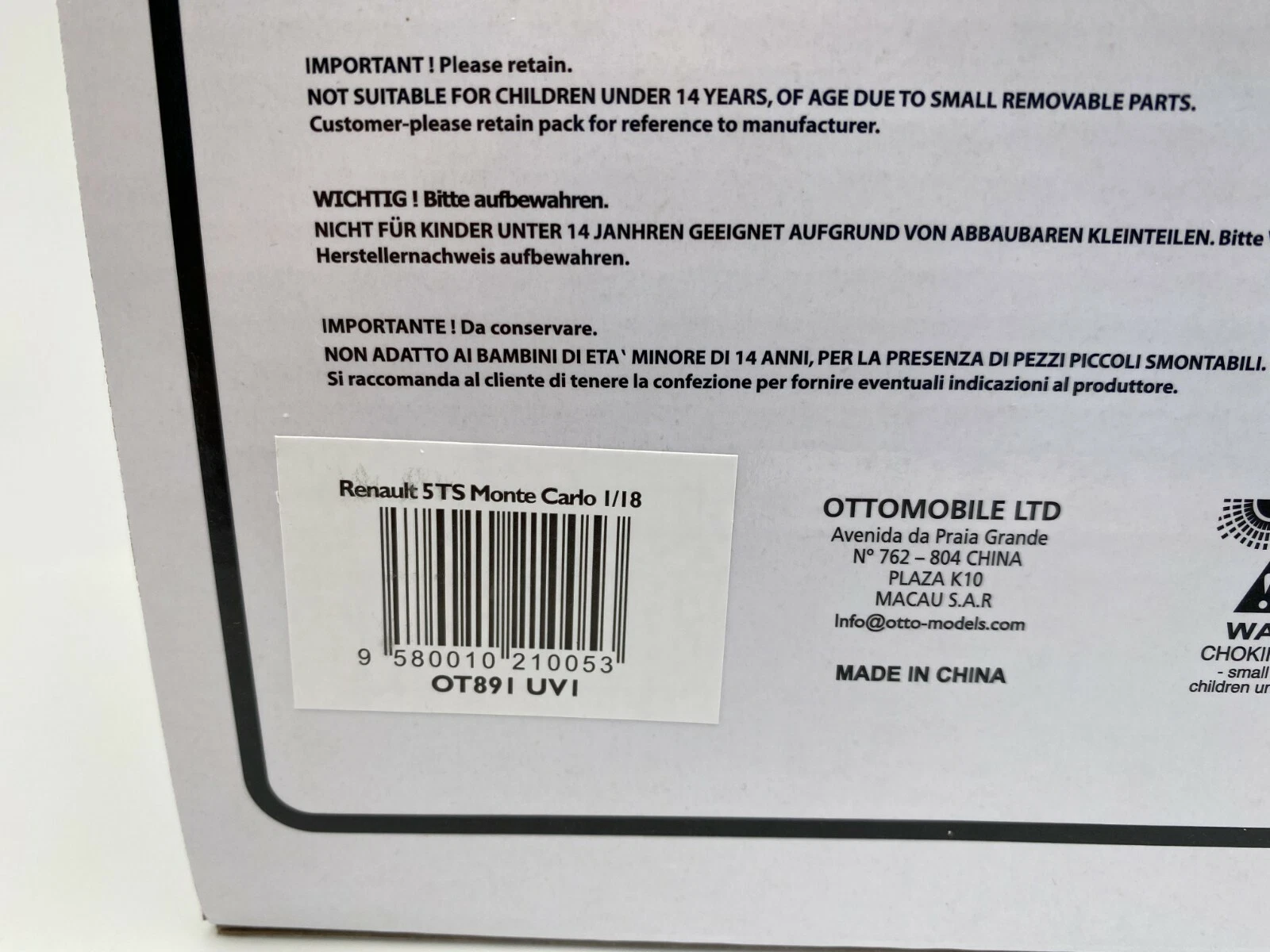 OTTO 1:18 RENAULT 5 TS MONTE CARLO 1978 - Imagen 6