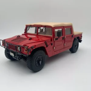 EXOTO 1:18 HUMMER H1 ROJO
