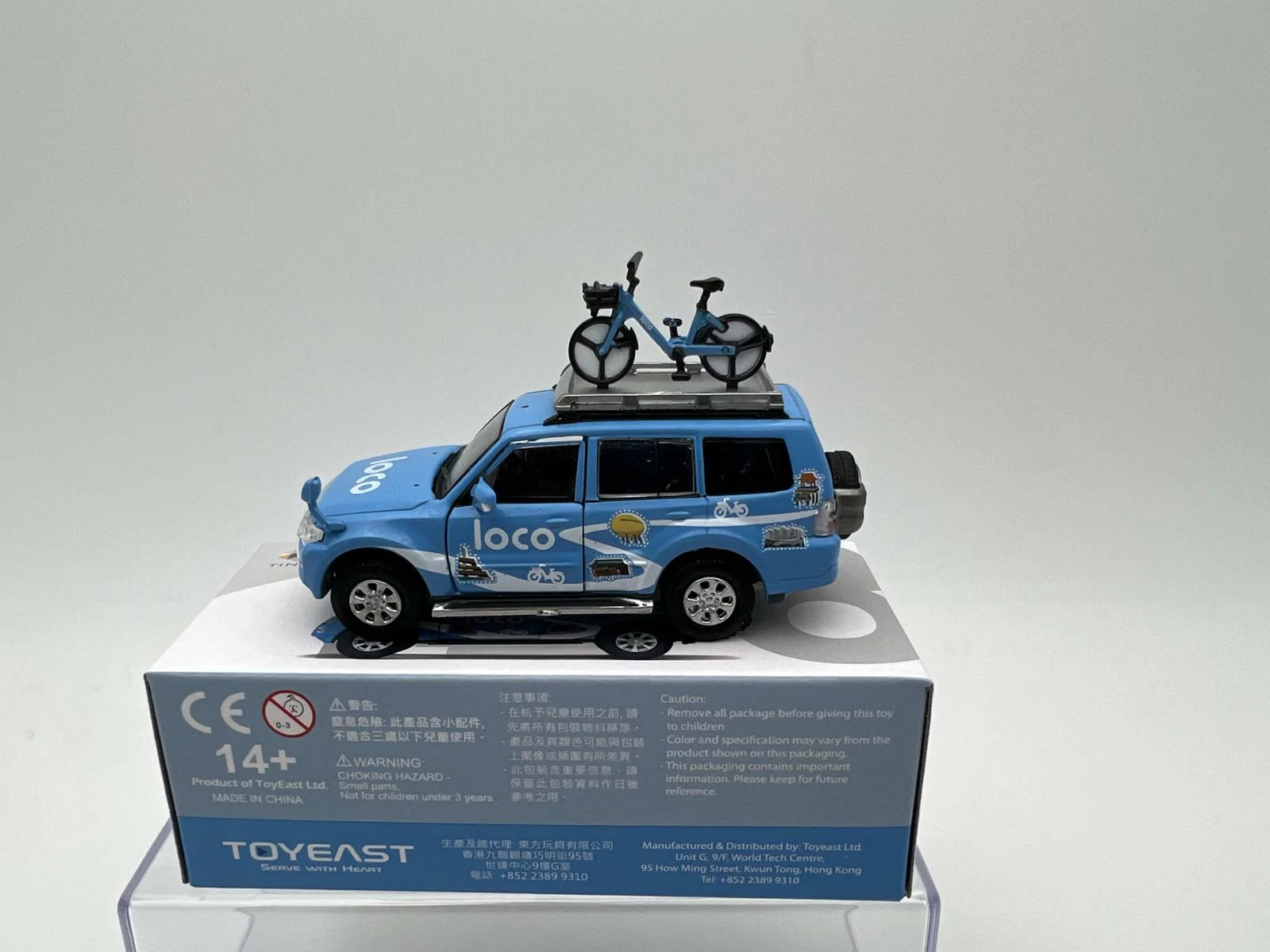 TINY 1:64 MITSUBISHI PAJERO 2015 LOCOBIKE