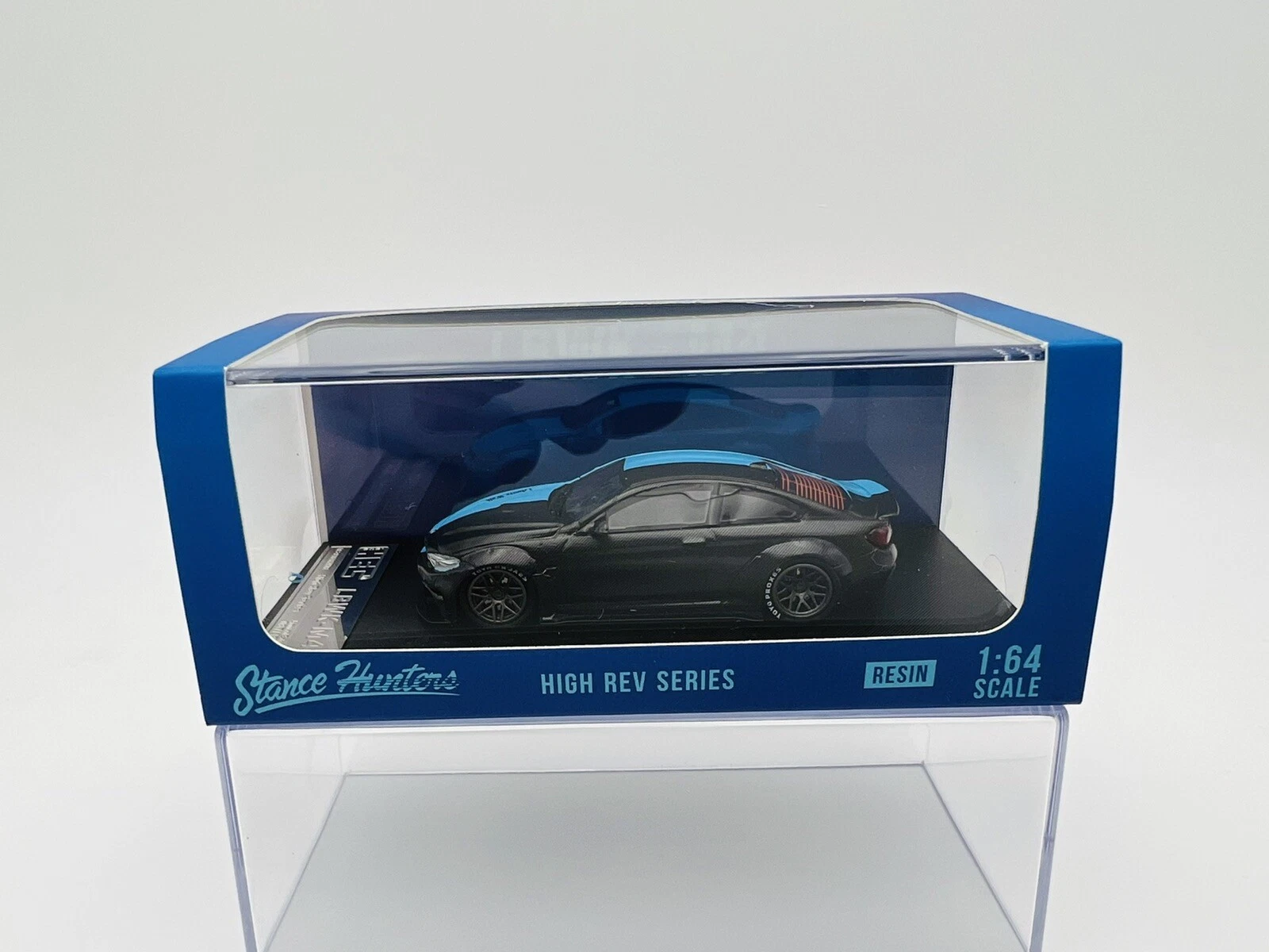 STANCE HUNTERS 1:64 BMW M4 AZUL/NEGRO