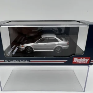 HOBBY JAPAN 1:64 MITSUBISHI LANCER GSR EVO V CUSTOMIZED VERSION 1988 PLATA
