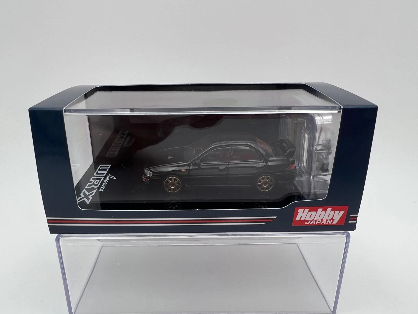 HOBBY JAPAN 1:64 SUBARU IMPREZA WRX 1992 CUSTOMIZED VERSION NEGRO MICA - Image 5