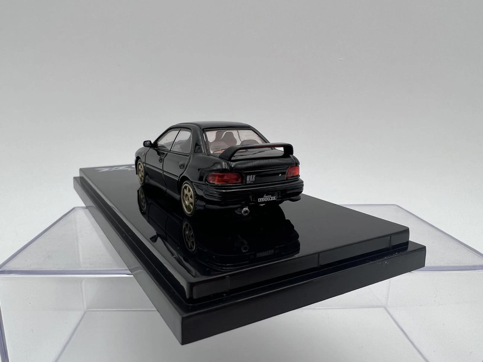 HOBBY JAPAN 1:64 SUBARU IMPREZA WRX 1992 CUSTOMIZED VERSION NEGRO MICA - Image 4