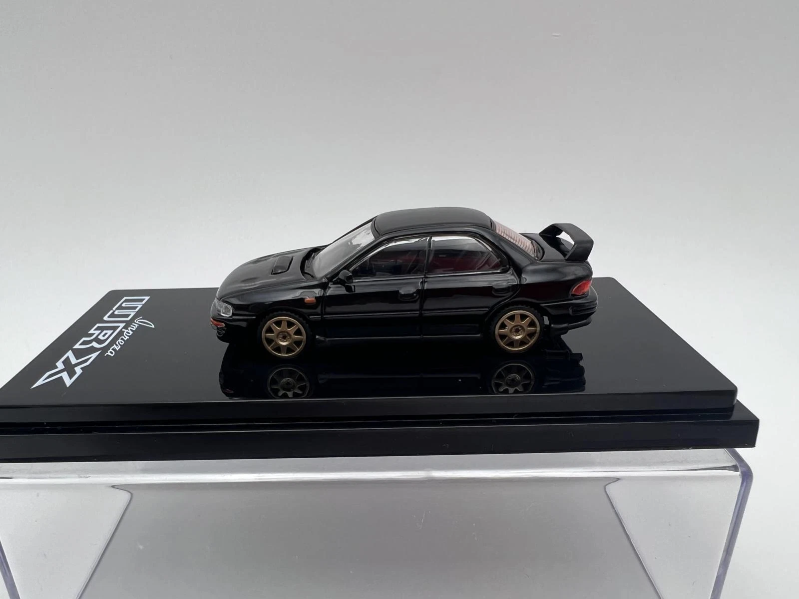 HOBBY JAPAN 1:64 SUBARU IMPREZA WRX 1992 CUSTOMIZED VERSION NEGRO MICA - Image 2
