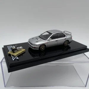 HOBBY JAPAN 1:64 SUBARU IMPREZA WRX 1992 CUSTOMIZED VERSION PLATA