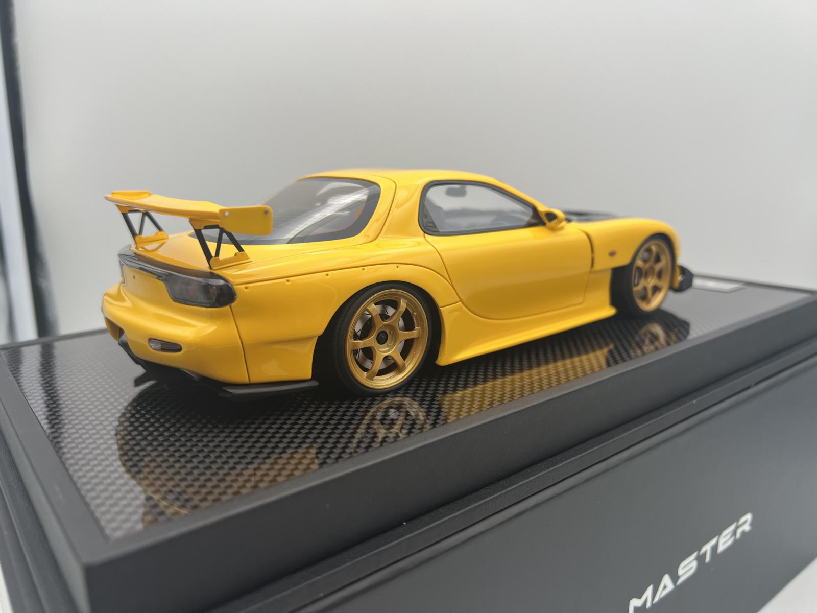  HOPEYS Modelo de coche a escala 1:18 para Mazda RX7