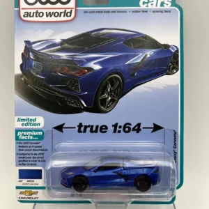 AUTO WORLD 1:64 CHEVROLET CORVETTE 2020