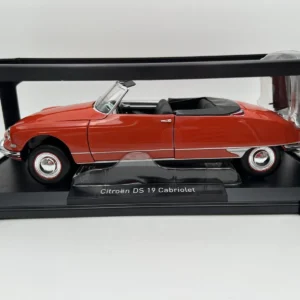 NOREV 1:18 CITROEN DS 19 CABRIOLET 1961 ROJO CORAL