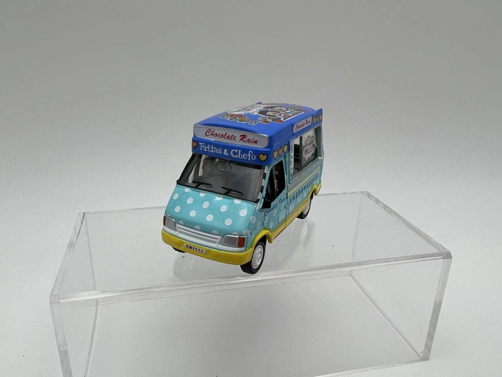 TINY 1:64 CHOCOLATE RAIN ICE CREAM VAN – Image 2