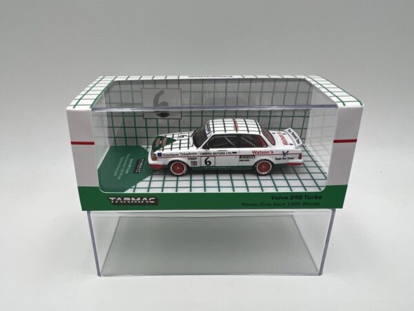 TARMAC WORKS 1:64 VOLVO 240 TURBO MACAU GUIA RACE 1985 WINNER