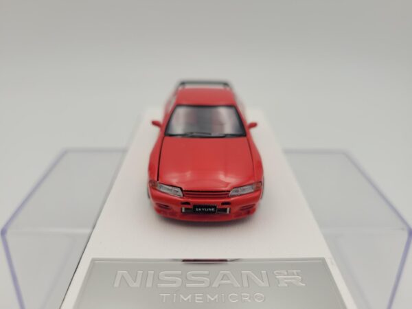 TIME MODEL 1:64 NISSAN GTR32 METALLIC RED – Bild 2