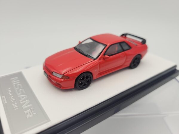 TIME MODEL 1:64 NISSAN GTR32 METALLIC RED – Bild 3