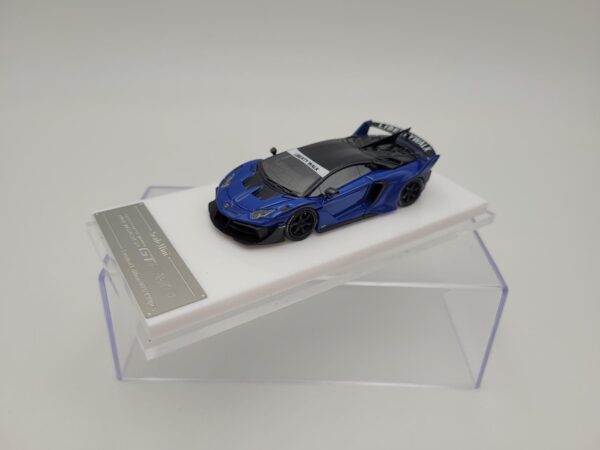 SCALEMINI 1:64 LB-SILHOUETTE AVENTADOR GT EVO BLUE - Imagen 3