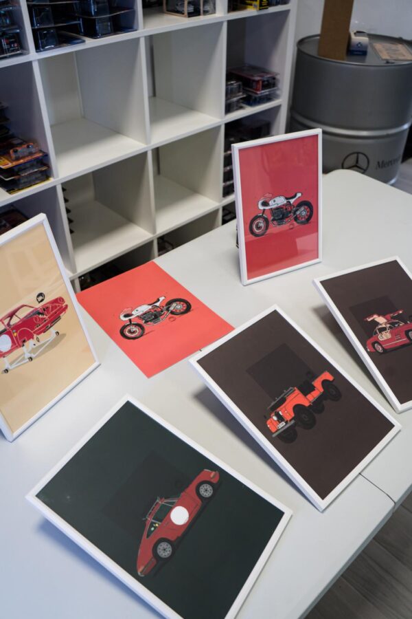 LÁMINA MOTO BMW RACER - Imagen 10