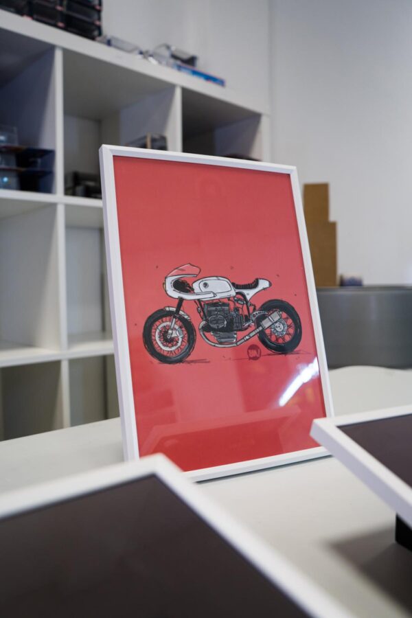 LÁMINA MOTO BMW RACER - Imagen 5