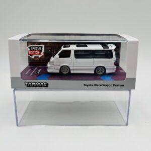 TARMAC WORKS 1:64 TOYOTA HIACE WAGON CUSTOM WHITE