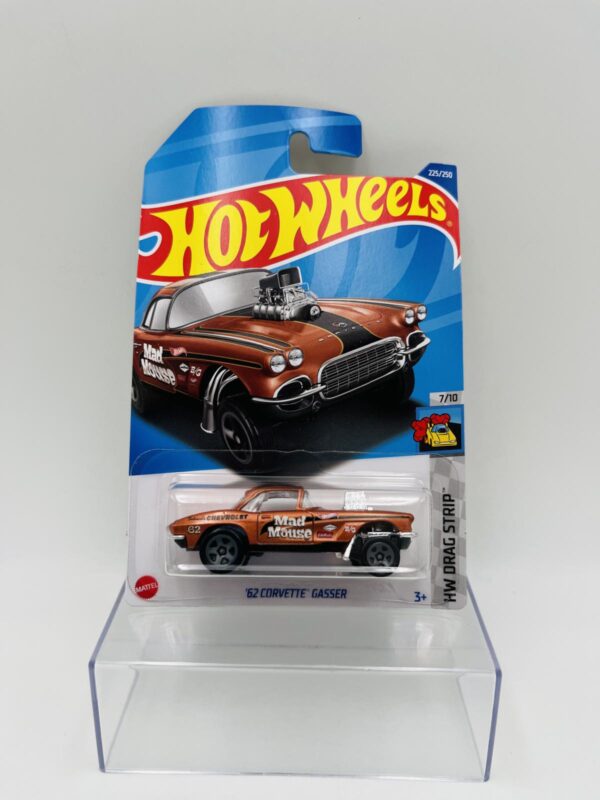 HOTWHEELS 1:64 CORVETTE GASSER ´62 TARJETA LARGA