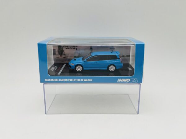 INNO MODELS 1:64 MITSUBISHI LANCER EVOLUTION IX WAGON BLUE