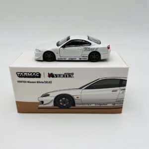 TARMAC WORKS 1:64 VERTEX NISSAN SILVIA (S15) WHITE METALLIC