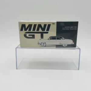 MINI GT 1:64 LINCOLN CAPRI 1954 ARCTIC WHITE / ATLANTIC BLUE