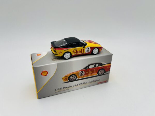 TINY 1:64 SHELL PORSCHE 944 TURBO CUP #2 (FLAT HEADLIGHTS) - Imagen 3