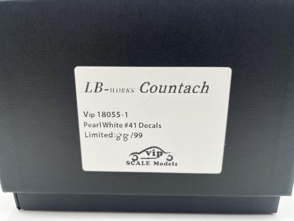 VIP SCALE 1:18 LB WORKS COUNTACH WHITE 88/99 PCS - Imagen 10