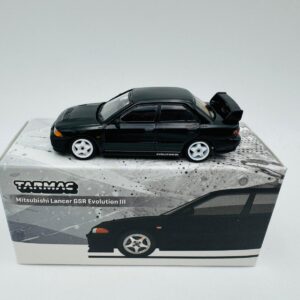 TARMAC WORKS 1:64 MITSUBISHI LANCER GSR EVOLUTION III BLACK
