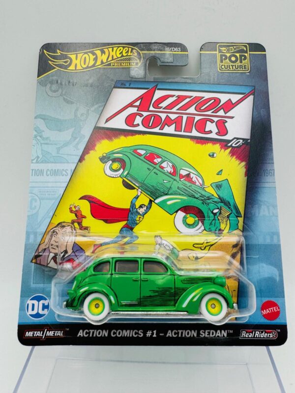 HOTWHEELS 1:64 ACTION SEDAN COMICS