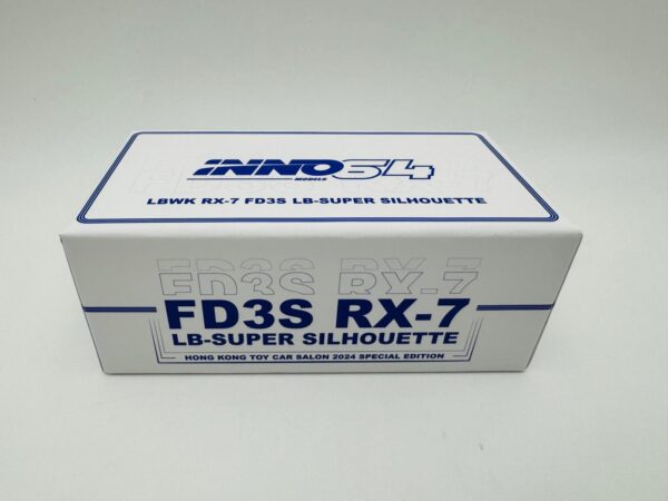 INNO MODELS 1:64 MAZDA LBWK RX7 LB-SUPER SILHOUETTE HK TOY CAR SALON 2024 - Imagen 8