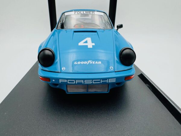 SOLIDO 1:18 PORSCHE 911 IROC RIVERSIDE 1974 FOLLMER Nº4 - Imagen 2