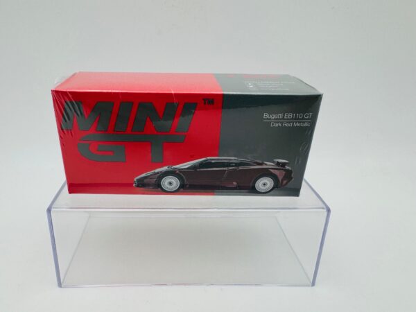MINI GT 1:64 BUGATTI EB110 GTB DARK RED METALLIC