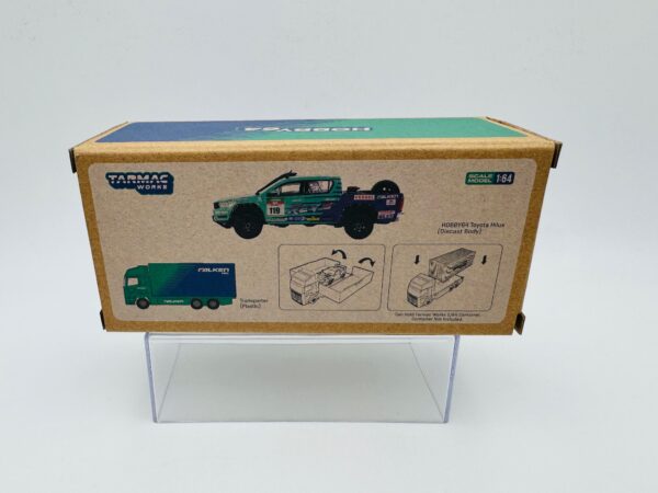TARMAC WORKS 1:64 TOYOTA HILUX FALKEN WITH TRUCK - Imagen 4