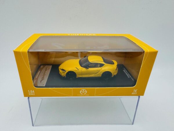 TIME MODEL 1:64 TOYOTA SUPRA A90 YELLOW