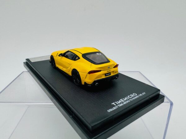 TIME MODEL 1:64 TOYOTA SUPRA A90 YELLOW - Imagen 4