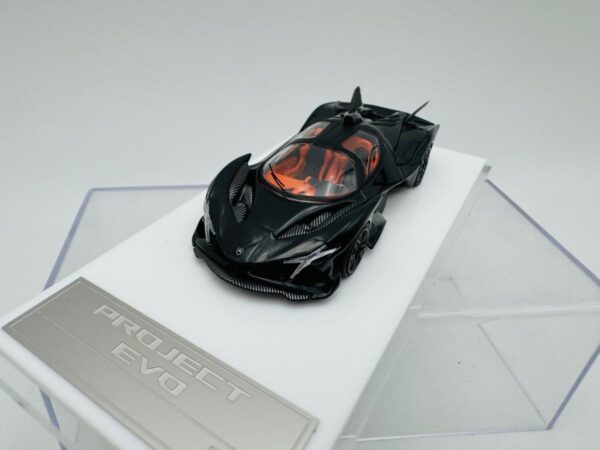 DMH 1:64 PROJECT EVO GERMAN SUPERCAR BLACK - Imagen 3