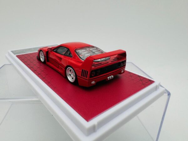 FINDCLASSICALLY 1:64 FERRARI F40 ROSSO RED - Imagen 4