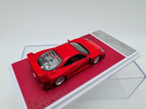 FINDCLASSICALLY 1:64 FERRARI F40 ROSSO RED - Imagen 5