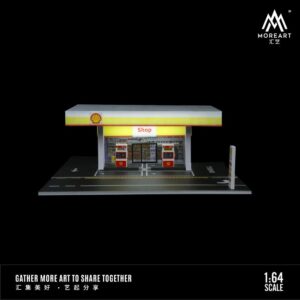 MOREART 1:64 DIORAMA SHELL GAS STATION