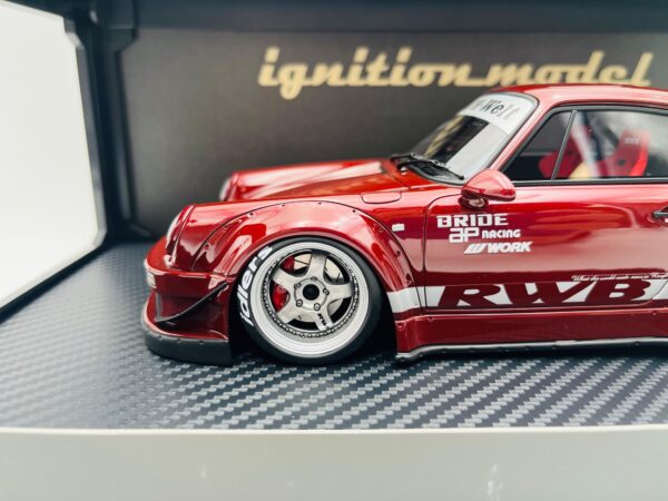 IGNITION 1:18 PORSCHE RWB 930 DARK RED 3622 - Imagen 6