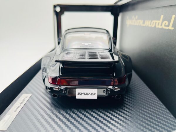 IGNITION 1:18 PORSCHE RWB 964 BLACK 3633 - Imagen 5