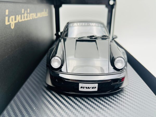IGNITION 1:18 PORSCHE RWB 964 BLACK 3633 - Imagen 4