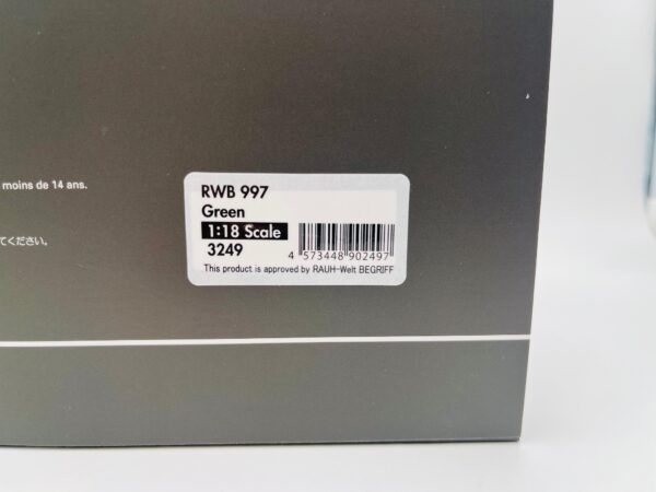 IGNITION 1:18 PORSCHE RWB 997 GREEN 3249 - Imagen 8