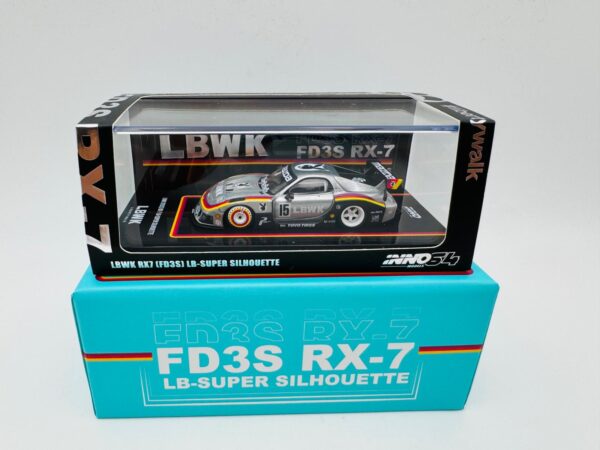 INNO MODELS 1:64 MAZDA RX7 LB-SUPER SILHOUETTE  CHASE