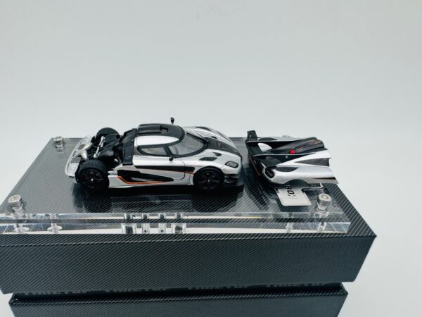 TIME TOP 1:64 KOENIGSEGG ONE SILVER – Bild 4