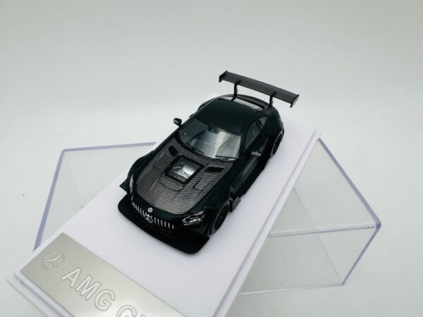 RHINO MODEL 1:64 MERCEDES AMG GTS BLACK - Image 4