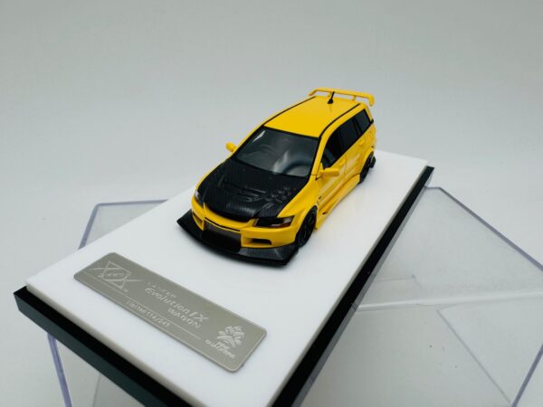 ERROR404 1:64 MITSUBISHI EVO 9 CROCK MODIFIED RACING YELLOW - Image 3