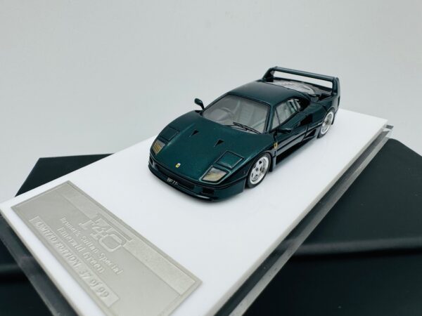 MY64 1:64 FERRARI F40 EMERALD GREEN BRUNEIS SULTAN SPECIAL - Image 3