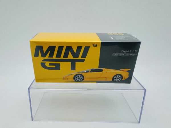 MINI GT 1:64 BUGATTI EB110 SUPER SPORT GIALLO BUGATTI